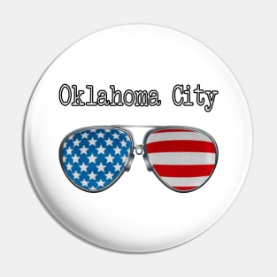 AMERICA PILOT GLASSES OKLAHOMA CITY Pin