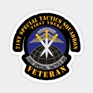 21st Special Tactics Squadron - First There -Veteran X 300 Magnet