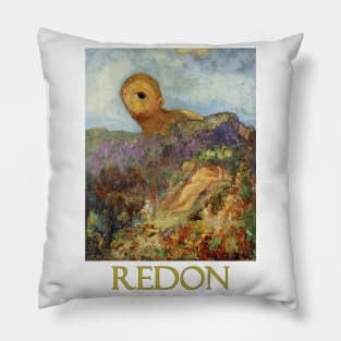 The Cyclops by Odilon Redon Pillow