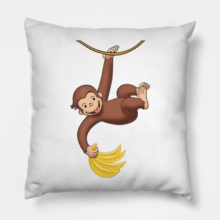 Curious George Birthday Pillow