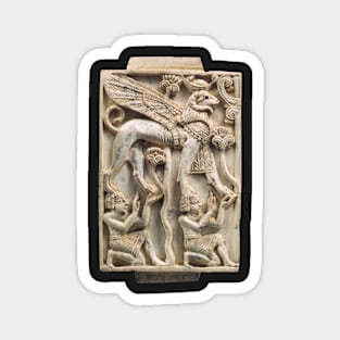 Assyrian Ivory Carving from Nimrud Magnet