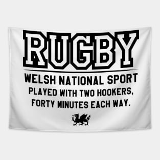 Welsh national sport rugby Tapestry