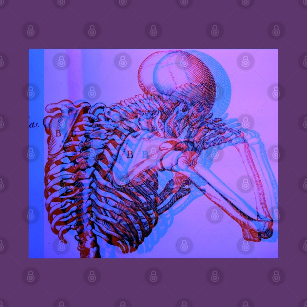 Skeleton Antique Engraving Glitch Ver. by chilangopride