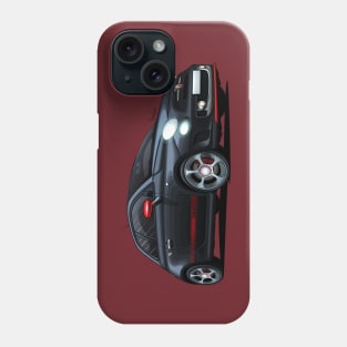 Abarth 595 Competizione Black - Illustration Phone Case