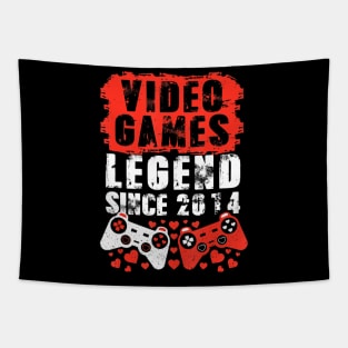 Gaming 2014 Birthday Video Games Birthday Gamer Tapestry