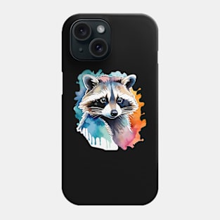 Raccoon Watercolor Phone Case