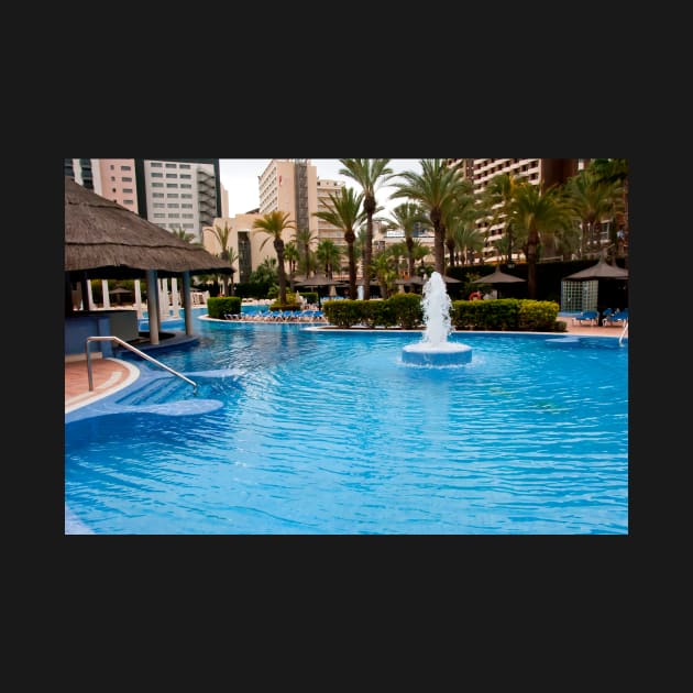 Solana Hotel Swimming Pool Benidorm Spain by AndyEvansPhotos