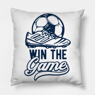 Soccer Shoe Sport Soccer Player Win The Game Pillow