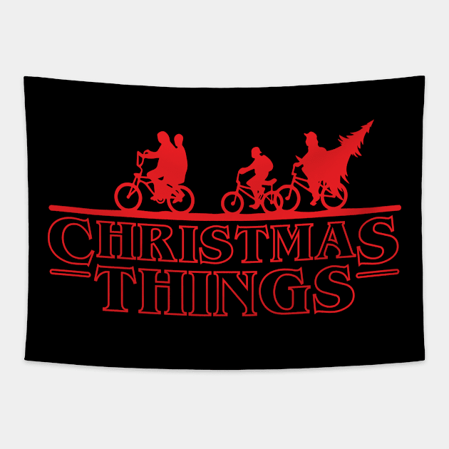 Christmas Things 3 Tapestry by RackaFilm