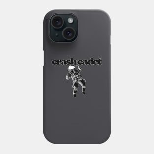 Crash Cadet Cosmonaut - Black Phone Case