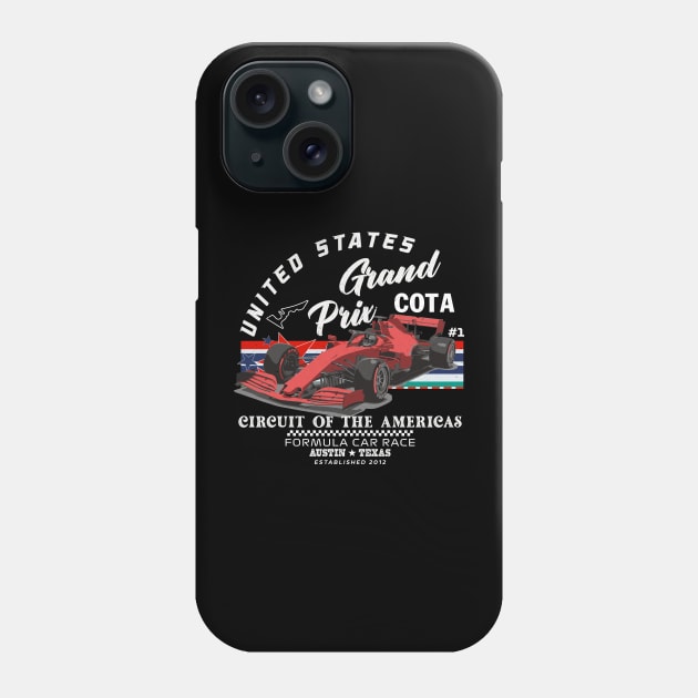 United States Gp Phone Case by Oonamin