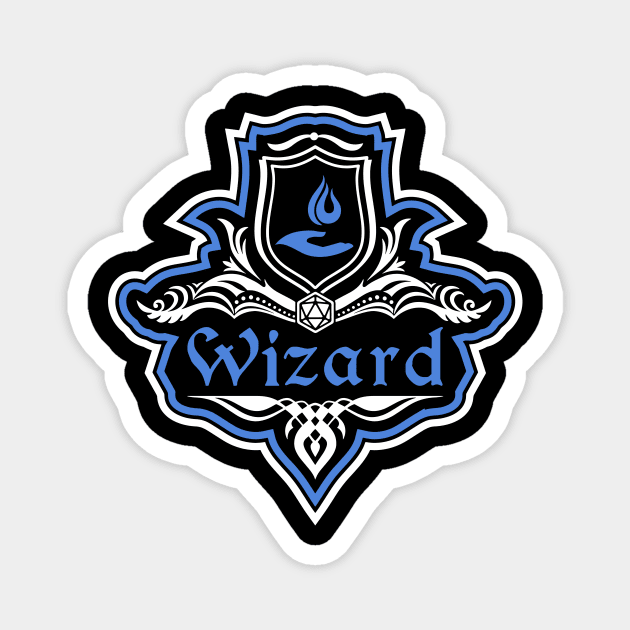 D&D Wizard Class Crest Magnet by Sunburst