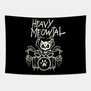 Heavy Meowtal 2 Tapestry