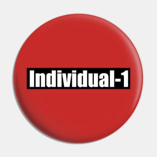 Individual 1 is president trump Pin