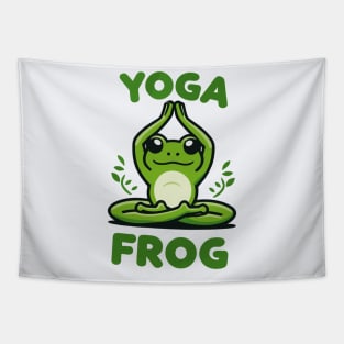 Yoga Frog Tapestry