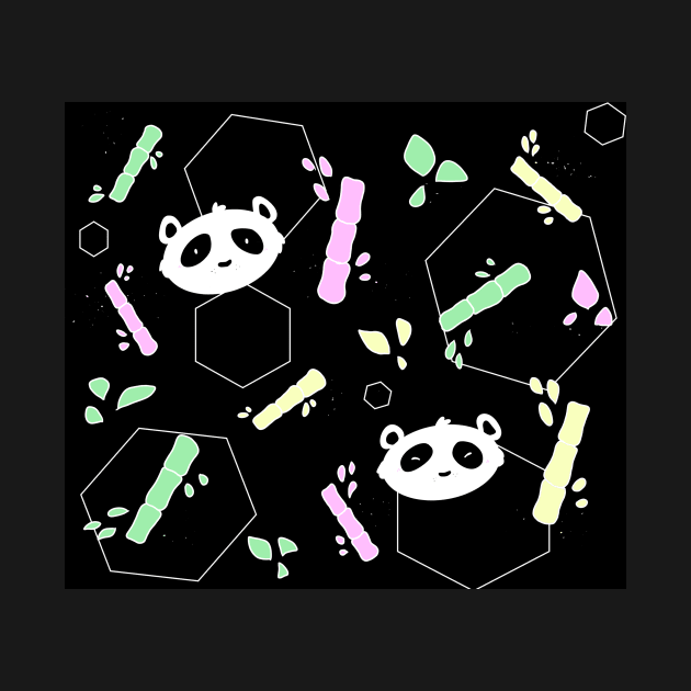Night pandas by Gallifreyanz