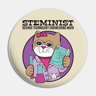 STEMinist Women in Science Pin