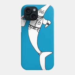 Daddy Shark knowledge worker t-shirt Phone Case