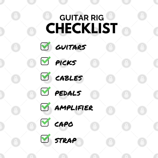 Guitar Rig Checklist Light Theme by nightsworthy