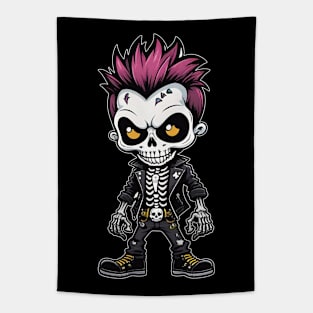 Punk Rock Skeleton 3 Tapestry