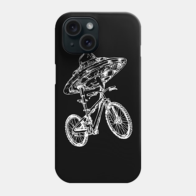 SEEMBO Spaceship Cycling Bicycle Bicycling Biker Riding Bike Phone Case by SEEMBO