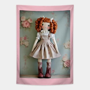 Vintage Doll Collection Redhead Clarissa Tapestry