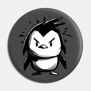 Penguin mascot Pin