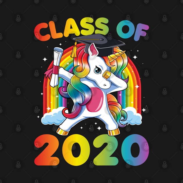 Dabbing Unicorn Class Of 2020 Graduation Gift by HCMGift