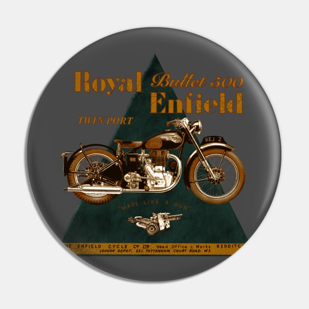 The Legendary Royal Enfield Bullet 500 Twin Port by MotorManiac Pin by MotorManiac