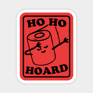 Ho Ho Ho Christmas Funny Toilet Paper Hoarding Magnet