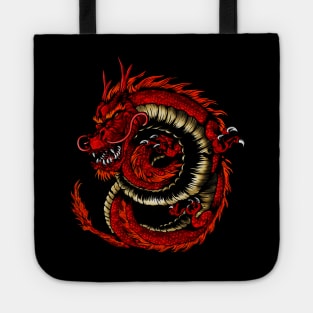 Wonderful asian dragon Tote