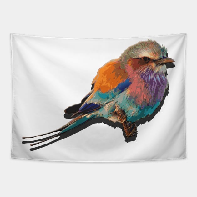 colorful Bird Tapestry by GPY_Industries