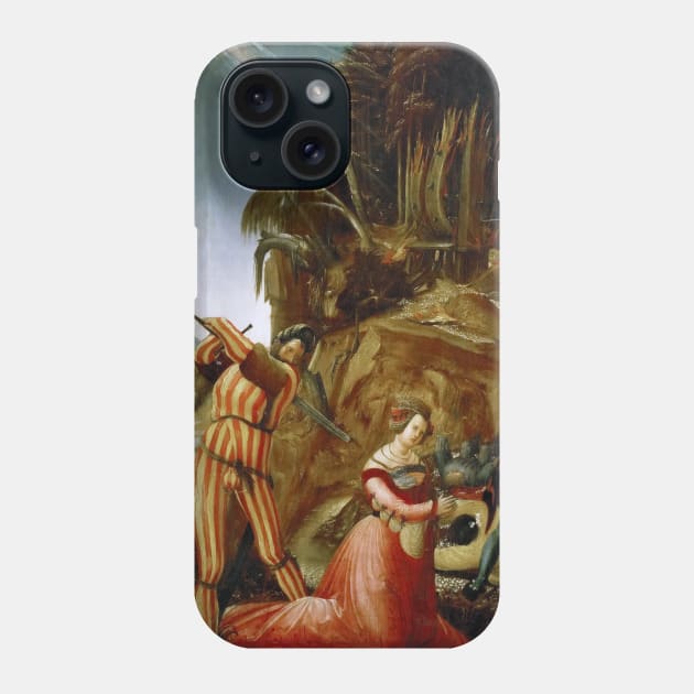 Beheading of Saint Catherine by Albrecht Altdorfer Phone Case by Classic Art Stall