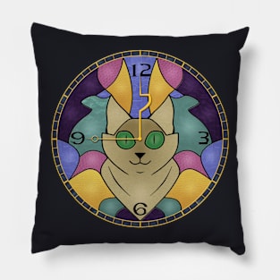 Clockwork Cat Pillow