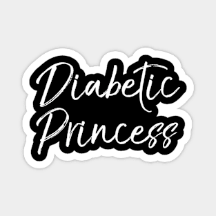 Diabetic Princess for Girls Cute Type 1 Diabetes Magnet