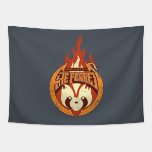 Vintage Republic City Fire Ferrets Tapestry