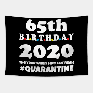 65th Birthday 2020 Quarantine Tapestry