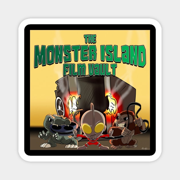 Monster Island Film Vault Logo #2 Magnet by The Monster Island Gift Shop