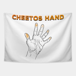 Cheetos Hand Tapestry