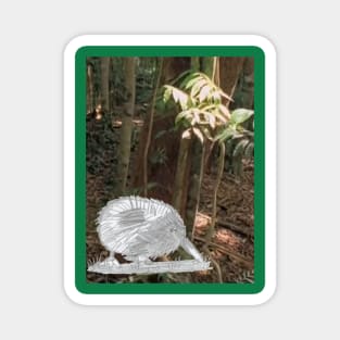 Kiwi Bird in the Forest Magnet