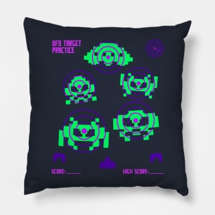 UFO Target Practice Pillow