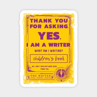 Writing children's books Magnet