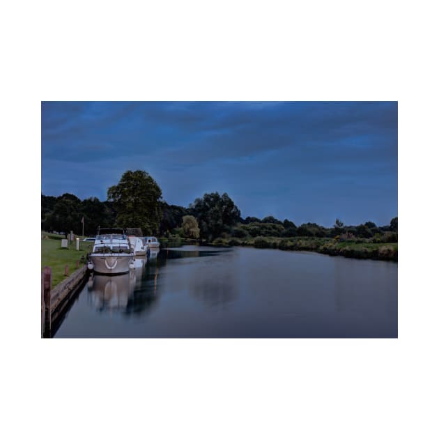 River Bure Coltishall at twilight by avrilharris