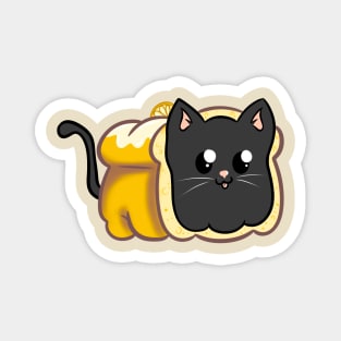 Lemon Cake Loaf Cat Magnet