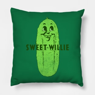 Sweet Willie on front Sour Willie on back Pillow