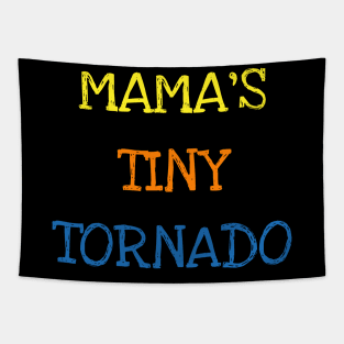 Mama's Tiny Tornado Toddler Shirt Kids Funny Storm Chaser T-Shirt Tapestry