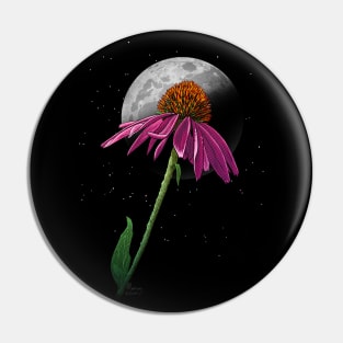 Moonflower Aquarius Pin