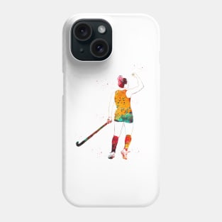 Field Hockey Player Girl Phone Case