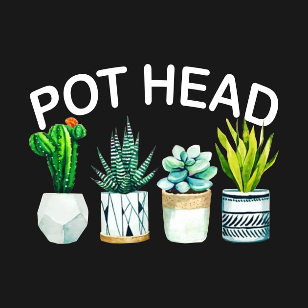 Pot Head Plants by Jenna Lyannion