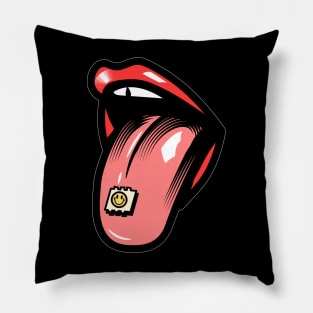 Urban Lips Smiley Face Unapologetic OFFICIAL Pillow